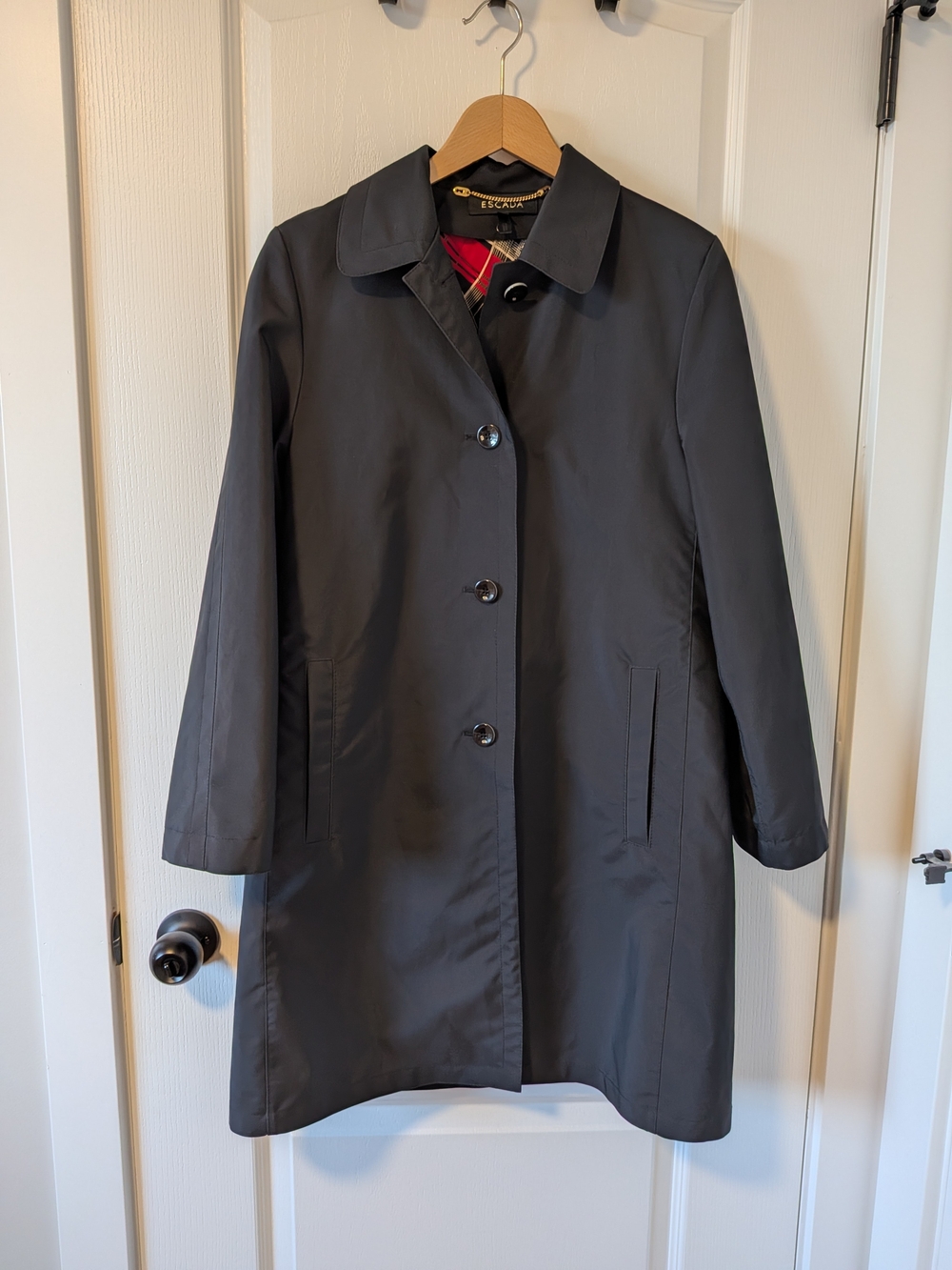 Silk Lined Escada Trench Coat